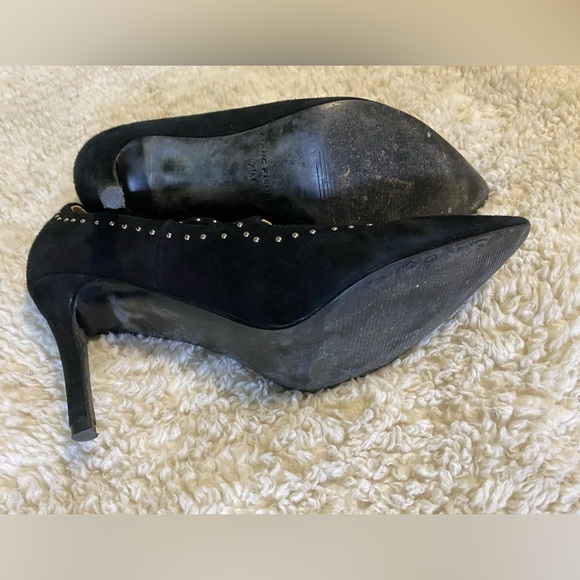 Marc Fisher Strappy Suede Heels with Studs Sz 7.5 - Picture 3 of 4